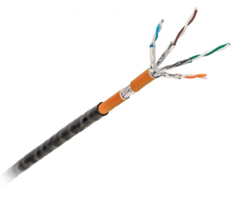 LANmark Industry SF/UTP Cat 5e LSZH In/Outdoor Eca Black 1000m reel