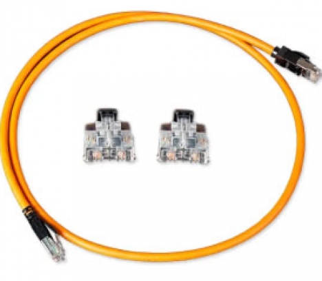 LANmark-7A Conversion Cord Cat 7A GG45 4P/RJ45 4P LSZH-FR SCR 3 M ORANGE, Aginode - Nexans