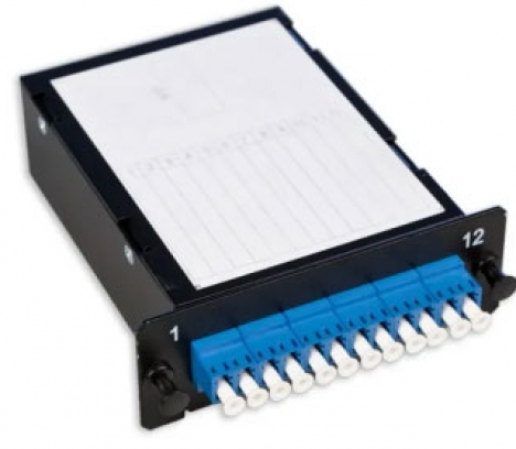 LANmark-OF Plug&Play Ultra Low Loss Module Female Crossed 12 LC SM Blue