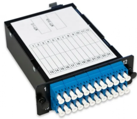 LANmark-OF Plug&Play Ultra Low Loss Module Female Crossed 24 LC SM Blue