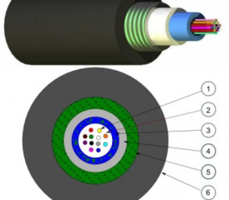 LANmark-OF UC PE 4core SM G.652.D Black APAC Region, Aginode - Nexans 