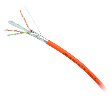 N100.692G-B LANmark-6A F/FTP AWG23 Cat 6A LSZH Orange 1000m reel