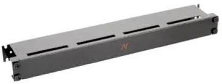 1HU Horizontal Patch Guide, Black, APAC, Aginode - Nexans 