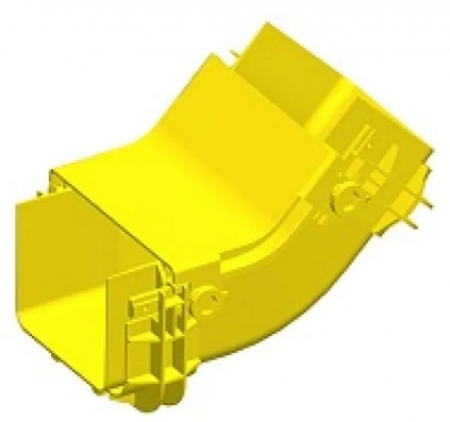 FIBREROUTE 120mm(4.75 inch) 45° Vertical Internal Bend