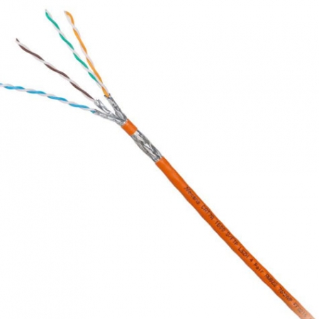 LANmark-7A 1250 S/FTP AWG23 Cat 7A 1250MHz LSZH Dca s2 d1 a1 Orange 1000m reel