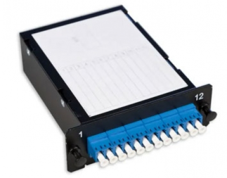 LANmark-OF Plug&Play Low Loss Module Female Crossed 12 LC SM Blue