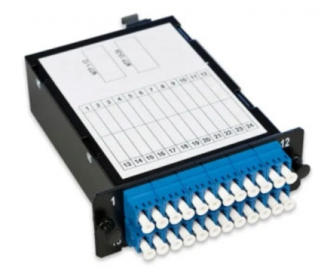 LANmark-OF Plug&Play Low Loss Module Female Crossed 24 LC SM Blue