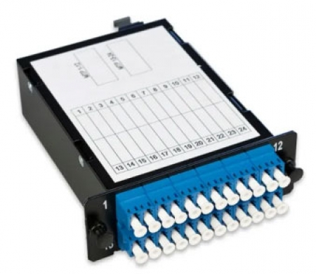 LANmark-OF Plug&Play Low Loss Module Female Straight 24 LC SM Blue