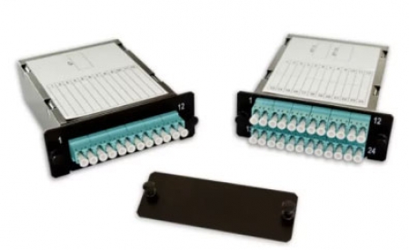 LANmark-OF Plug&Play Low Loss Module Female Universal 24 LC OM4 Aqua