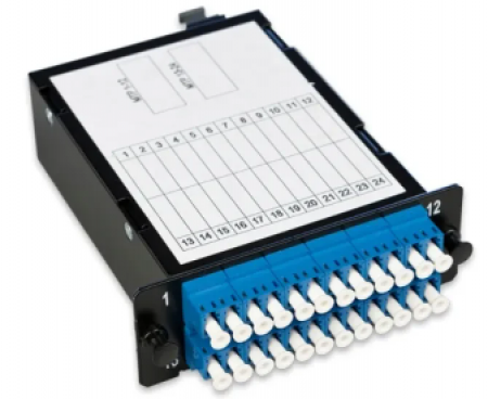 LANmark-OF Plug&Play Ultra Low Loss Module Female Crossed 24 LC SM Blue