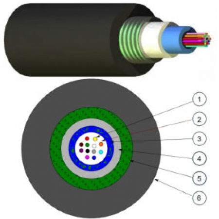 LANmark-OF UC LSZH 4core OM5 Black, Aginode - Nexans