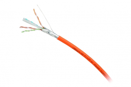 N100.692G-B LANmark-6A F/FTP AWG23 Cat 6A LSZH Orange 1000m reel