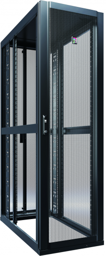 Rack 42U, 600W x 2000H x 1200D, 2 doors, 75% vented rate